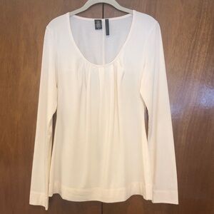 Vintage Lukastyle Long Sleeve Top | Cream | Size Medium | Excellent Condition |